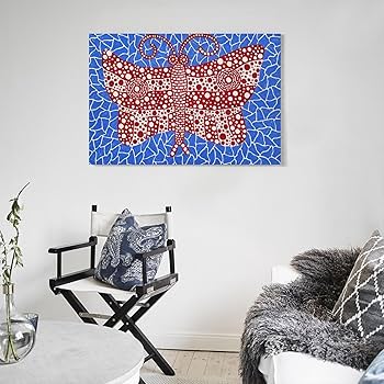 Amazon.co.jp: 草間彌生 くさま やよい 抽象 絵画 アート